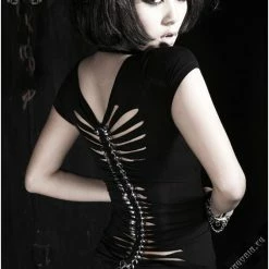 Punk Rave The Metal Spine Tank Top Women's Stuff 8 Punk Rave The Metal Spine Tank Top Women's Stuff