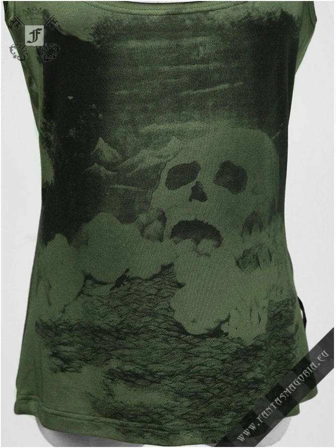 Punk Rave Green Watercolor Top 6 Punk Rave Green Watercolor Top